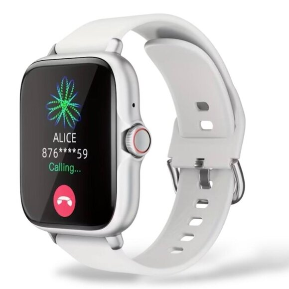 NEW - Smart Watch 1.83'' Touch ScreenCalls Sleep Monitor iPhone Android- WHITE